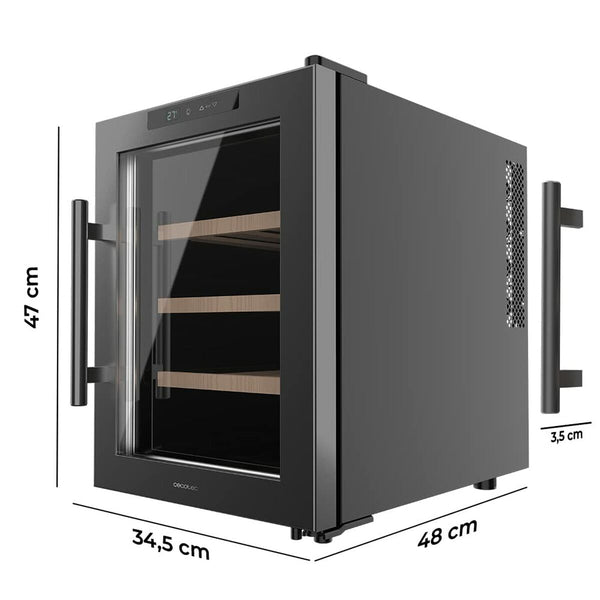 Vinothek Cecotec GRANDSOMMELIER 1220 Schwarz