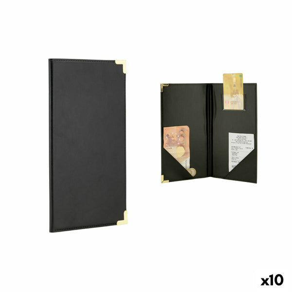 Faltblatt Securit Classic Lieferung von Konten 23,9 x 13,1 cm Schwarz